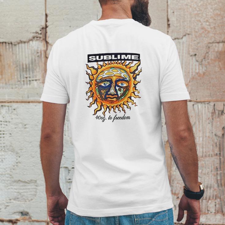 Sublime 40 Oz To Freedom Mens Back Print T-shirt Funny Gifts