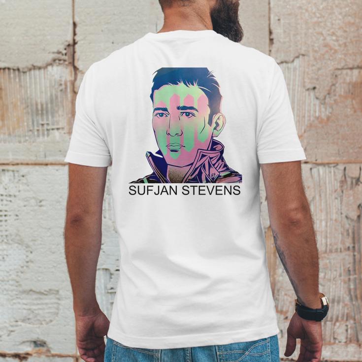 Sufjan Stevens Tshirt Mens Back Print T-shirt Funny Gifts