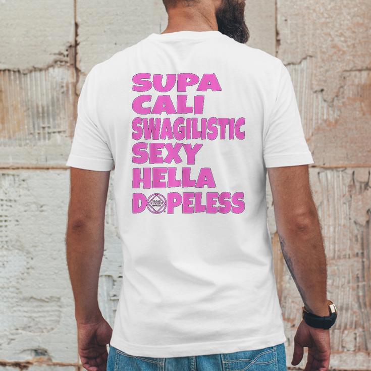 Supa Hella Dopeless Narcotics Anonymous Gifts Mens Back Print T-shirt Funny Gifts