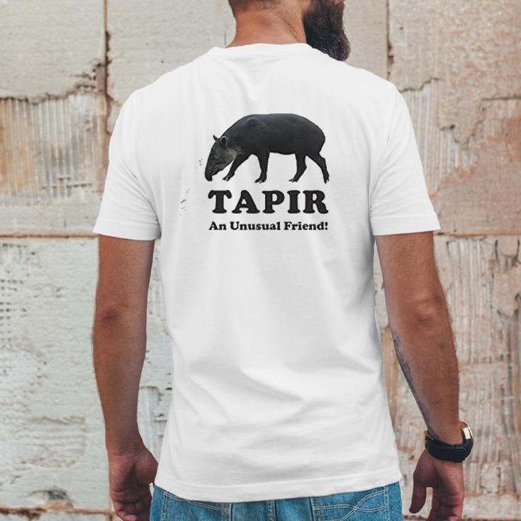 Tapir An Unusual Friend Mens Back Print T-shirt Funny Gifts