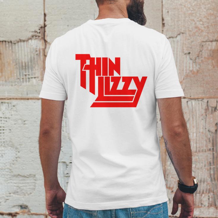 Thin Lizzy Mens Back Print T-shirt Funny Gifts