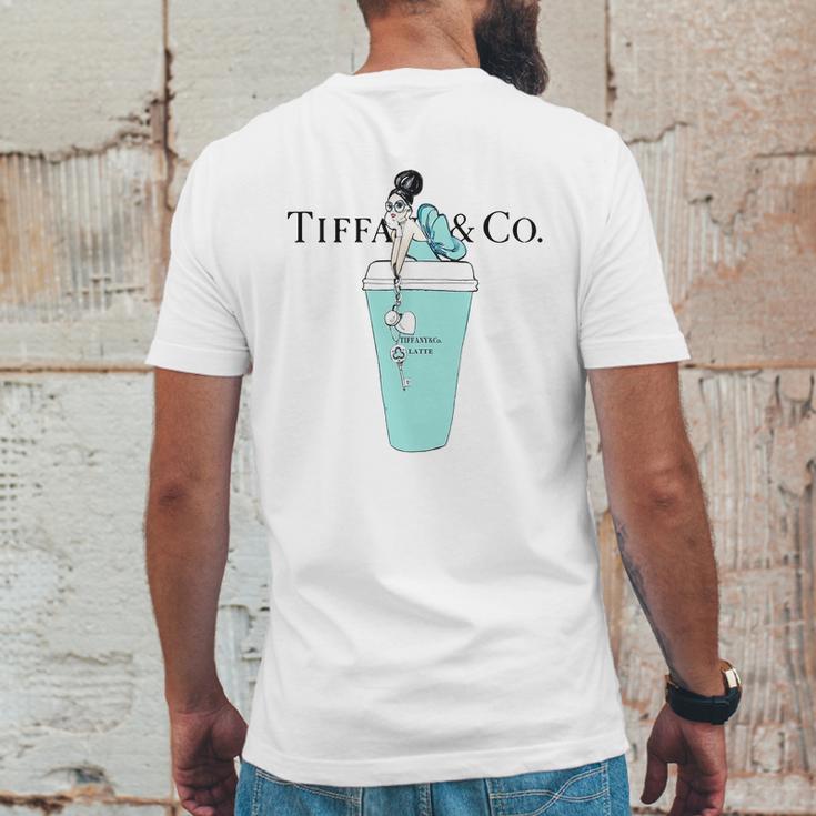 Tiffany And Co Latte Mens Back Print T-shirt Funny Gifts