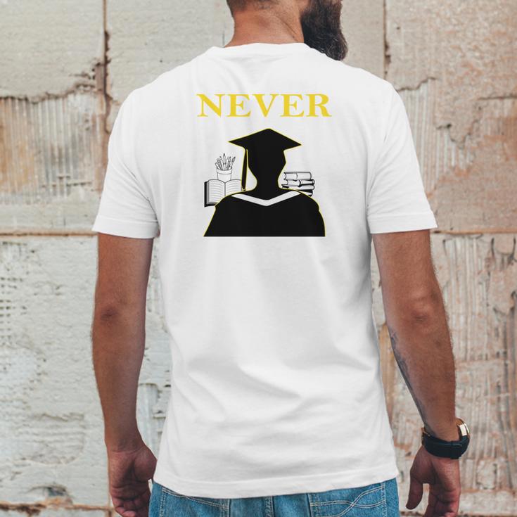 Never Underestimate An Old Man Who Graduated From Carnegie Mellon University 2020 Mens Back Print T-shirt Funny Gifts