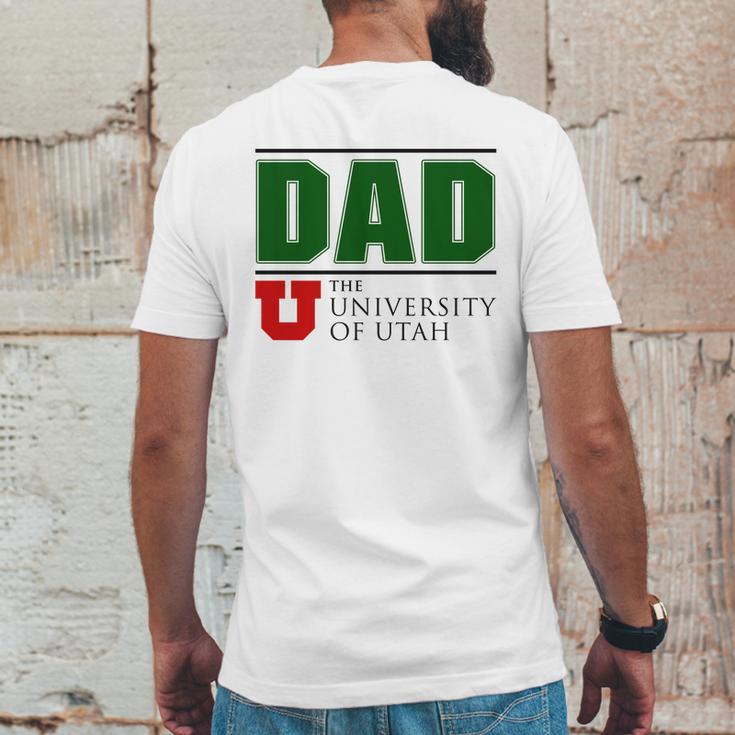 University Of Utah Proud Dad Parents Day 2020 Mens Back Print T-shirt Funny Gifts