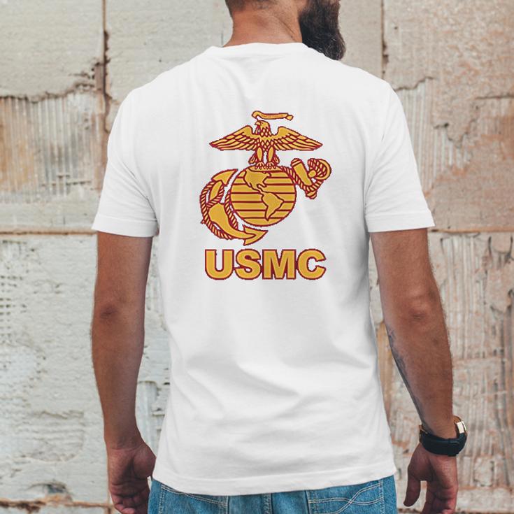 Us Marines Usmc Eagle Graphic Mens Back Print T-shirt Funny Gifts