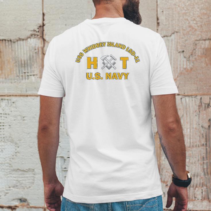 Uss Whidbey Island Lsd41 Rate Ht Hull Maintenance Technician Mens Back Print T-shirt Funny Gifts