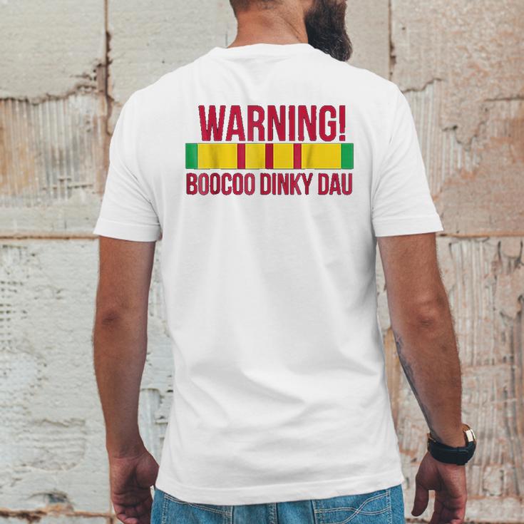 Vietnam Veteran Boocoo Dinky Dau Mens Back Print T-shirt Funny Gifts