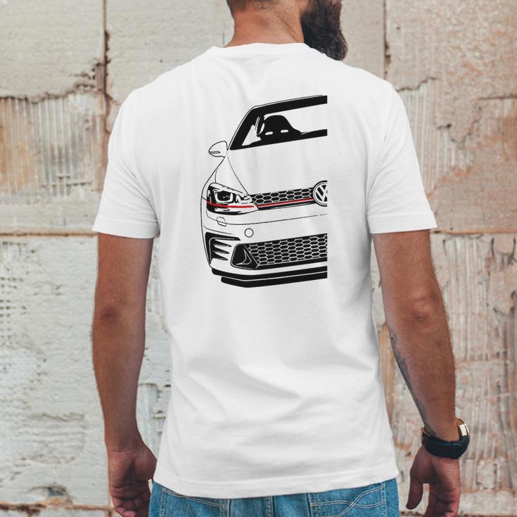 Volkswagen Golf Mk7 Mens Back Print T-shirt Funny Gifts