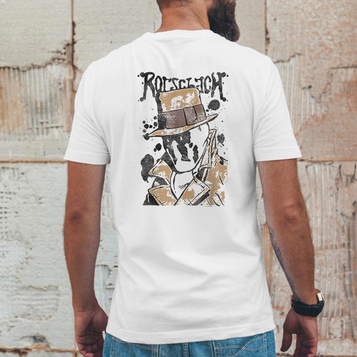 Watchmen Rorschach Splatter Mens Back Print T-shirt Funny Gifts