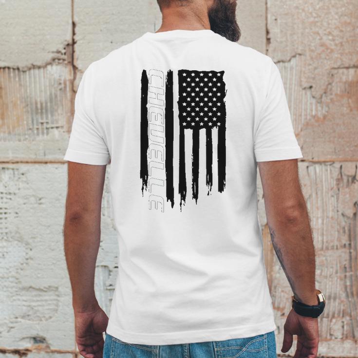 Wheel Spin Addict Chevelle Usa Flag Mens Back Print T-shirt Funny Gifts