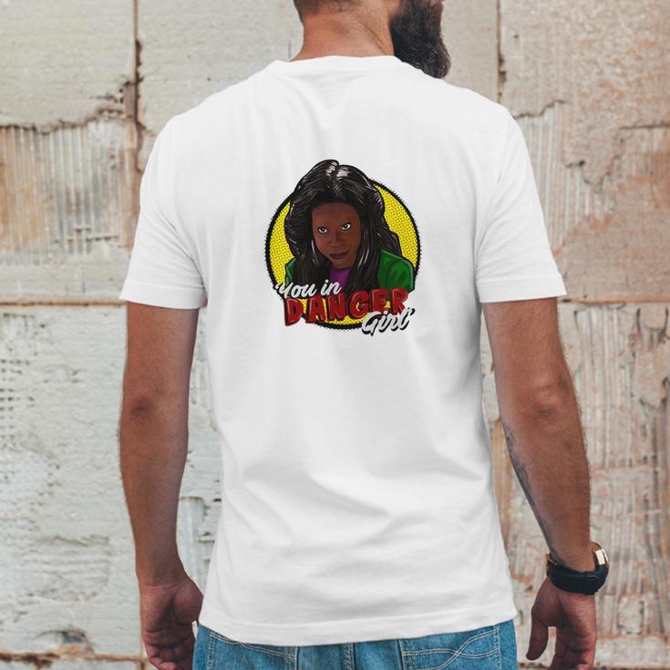 Whoopi Goldberg You In Danger Girl Mens Back Print T-shirt Funny Gifts