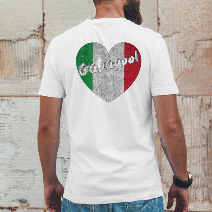 I Will Have The Gabagool Italian Heart Mens Back Print T-shirt Funny Gifts