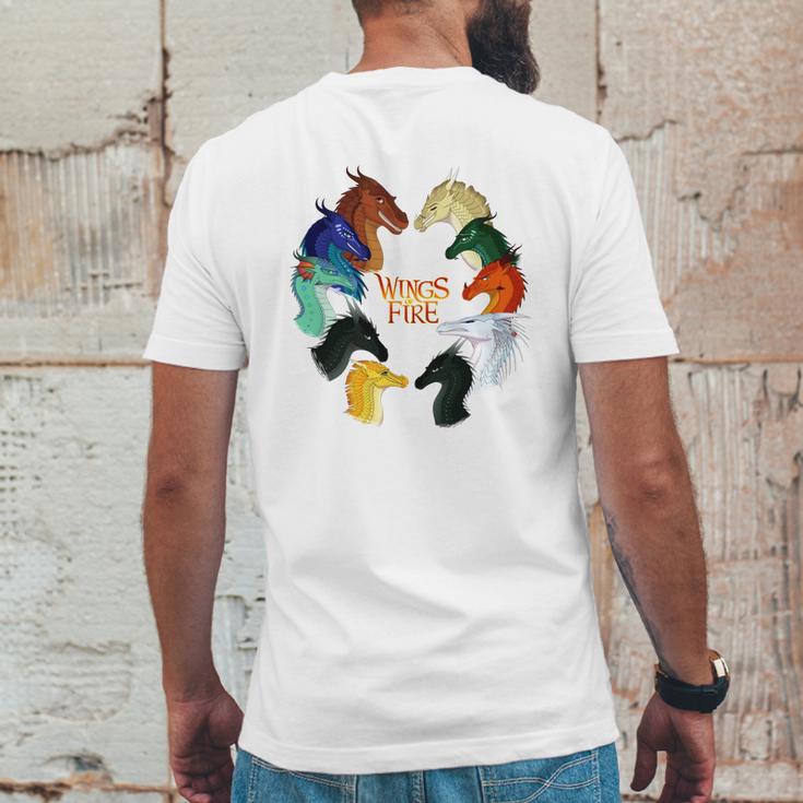 Wings Of Fire Dragonets Mens Back Print T-shirt Funny Gifts