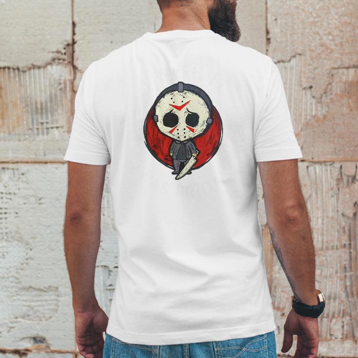 I Wish It Was Friday Jason Voorhees Mens Back Print T-shirt Funny Gifts