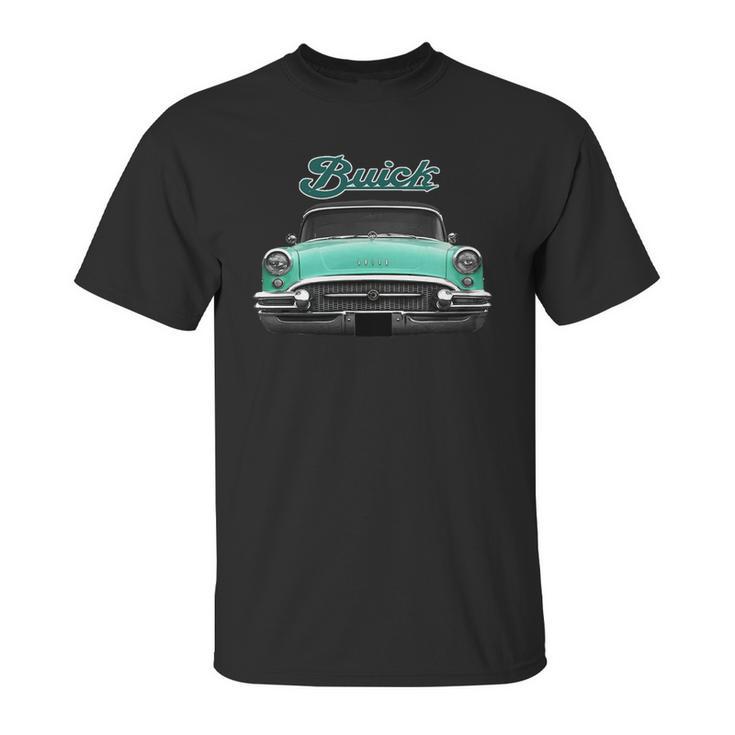 1955 Buick Front Green Unisex T-Shirt