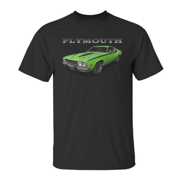 1973 Plymouth Road Runner Green Unisex T-Shirt