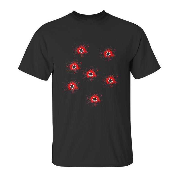 7 Bullet Holes Shot In The Back Black Lives Matter Unisex T-Shirt