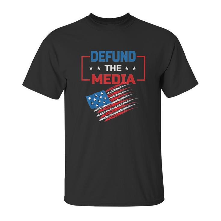 Anti Fake News Defund The Media Unisex T-Shirt