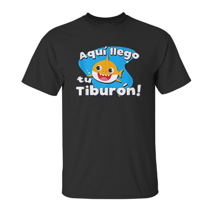 Aquí Llego Tu Tiburón Safaera Reggaeton Bunny Style Gift Unisex T-Shirt