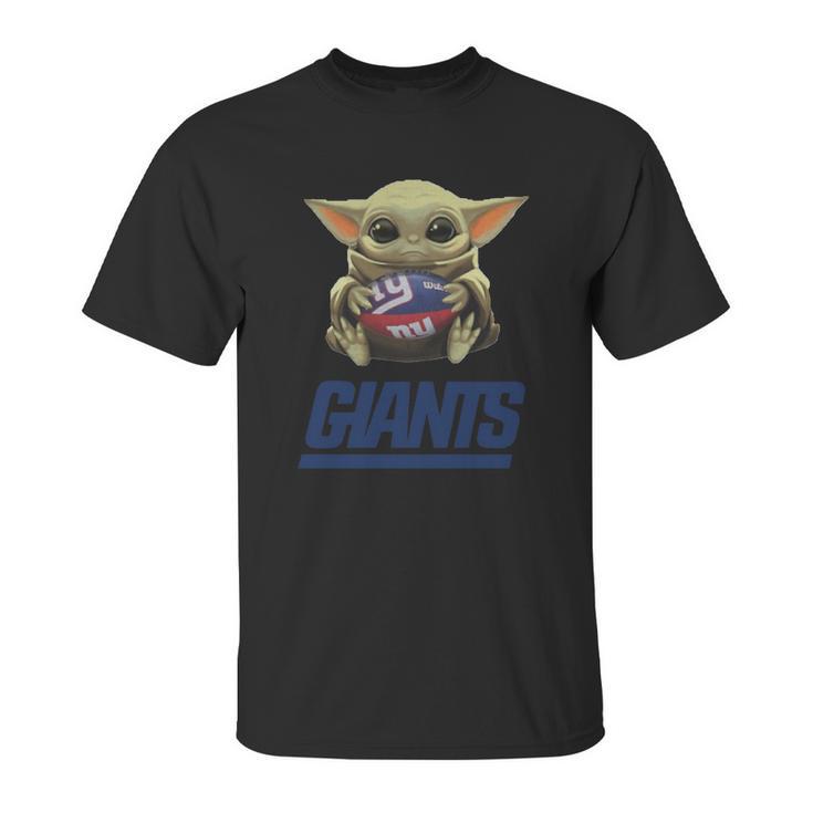 Baby Yoda Hug Giants Unisex T-Shirt