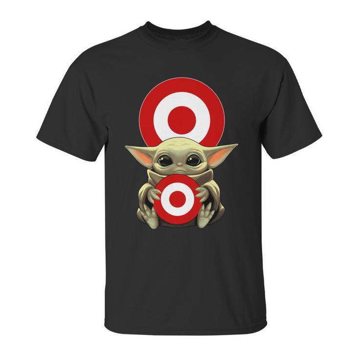 Baby Yoda Hug Target Circle ShirtShirt Unisex T-Shirt