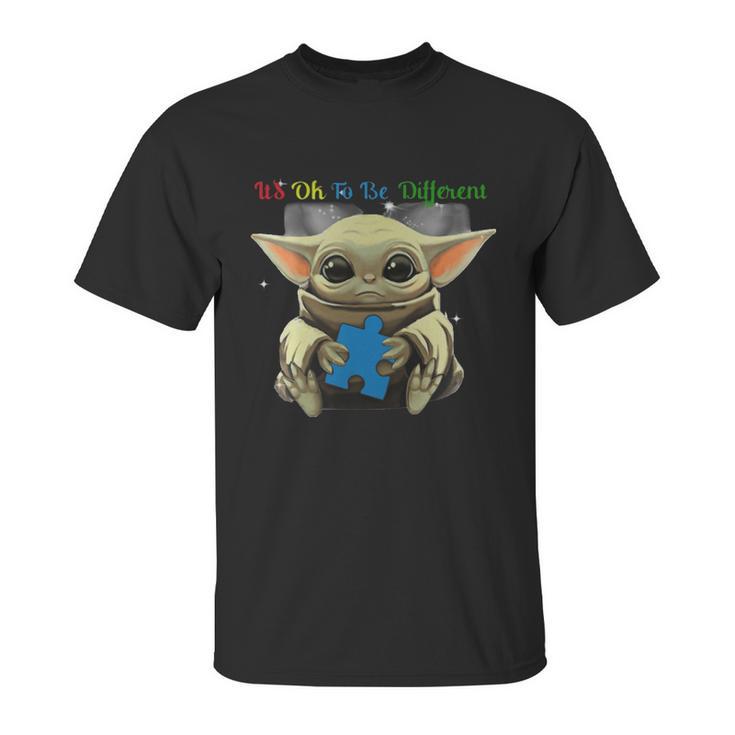 Baby Yoda It’S Ok To Be Different Unisex T-Shirt