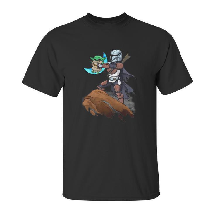 Baby Yoda Mandalion Lion King Shirt Unisex T-Shirt