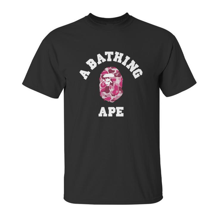 Bape Abc Pink Camo Unisex T-Shirt