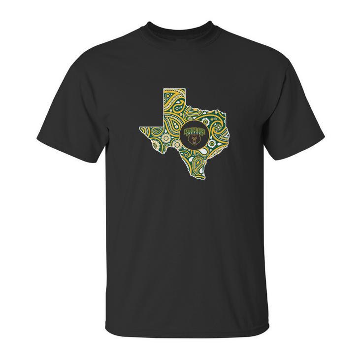 Baylor Bears Paisley State Ver 2  Apparel Unisex T-Shirt