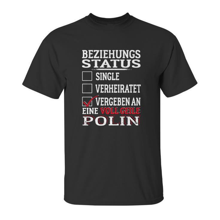 Beziehungs Status Polin Unisex T-Shirt