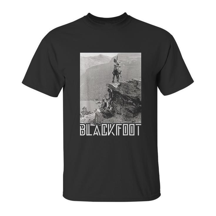 Blackfoot Native American Indians At Glacier National Park Unisex T-Shirt