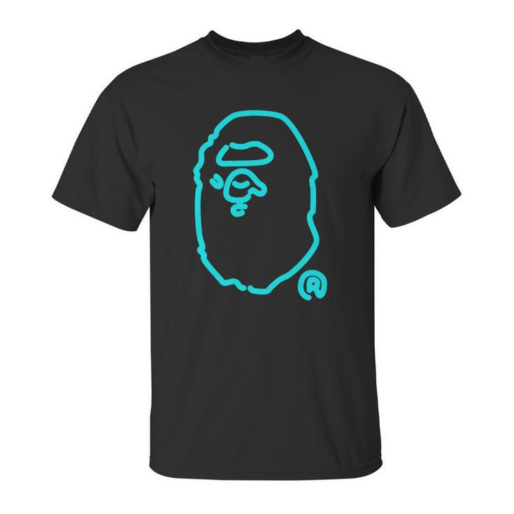 Blue Neon Bape Unisex T-Shirt