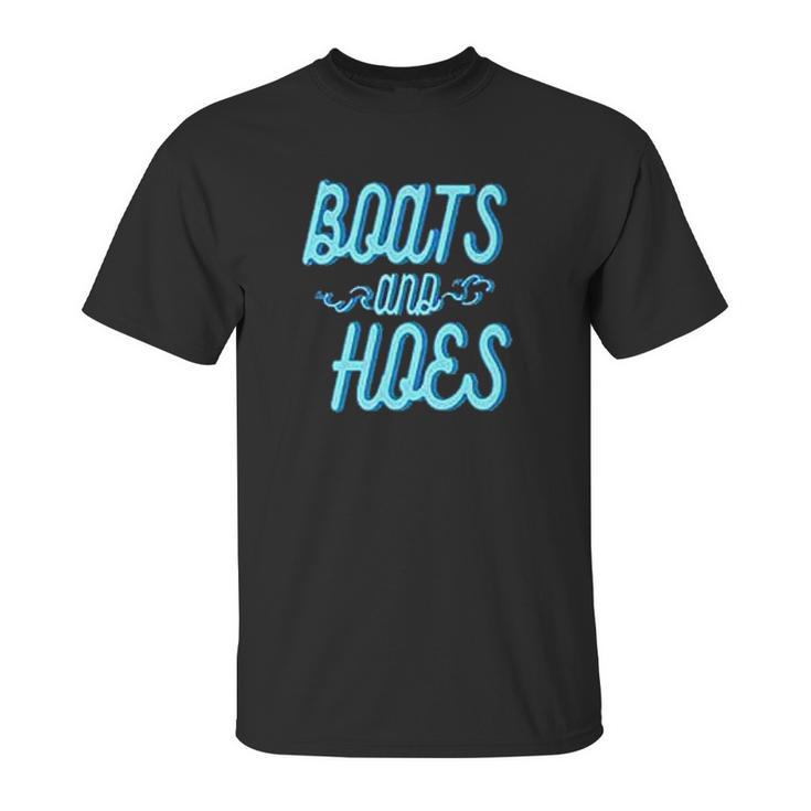 Boats And Hoes Funny Fashion Unisex T-Shirt