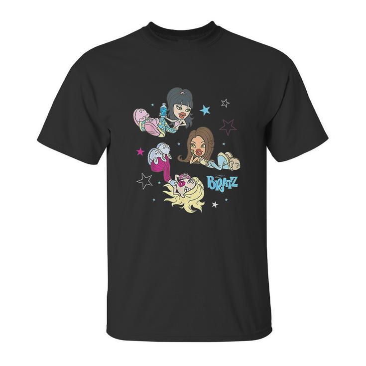 Bratz Group Shot Slumber Party Unisex T-Shirt