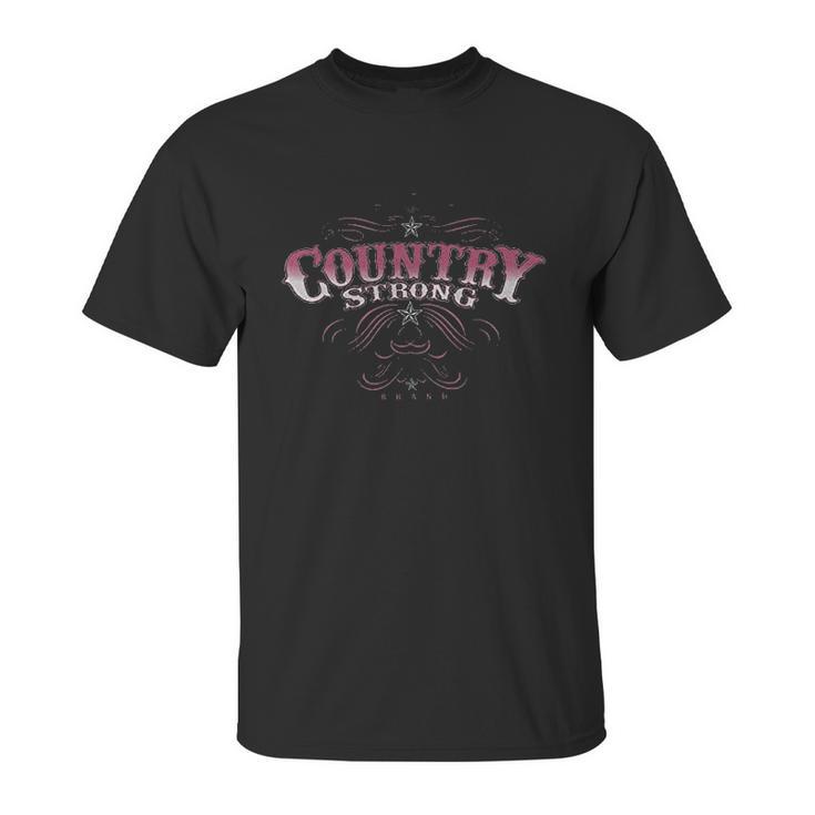 Brisco Brands Country Strong Western Stars Cowgirl Unisex T-Shirt