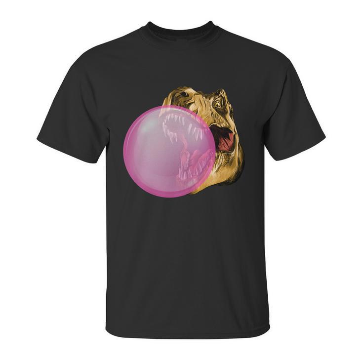 Bubble Gum T-Rex Unisex T-Shirt