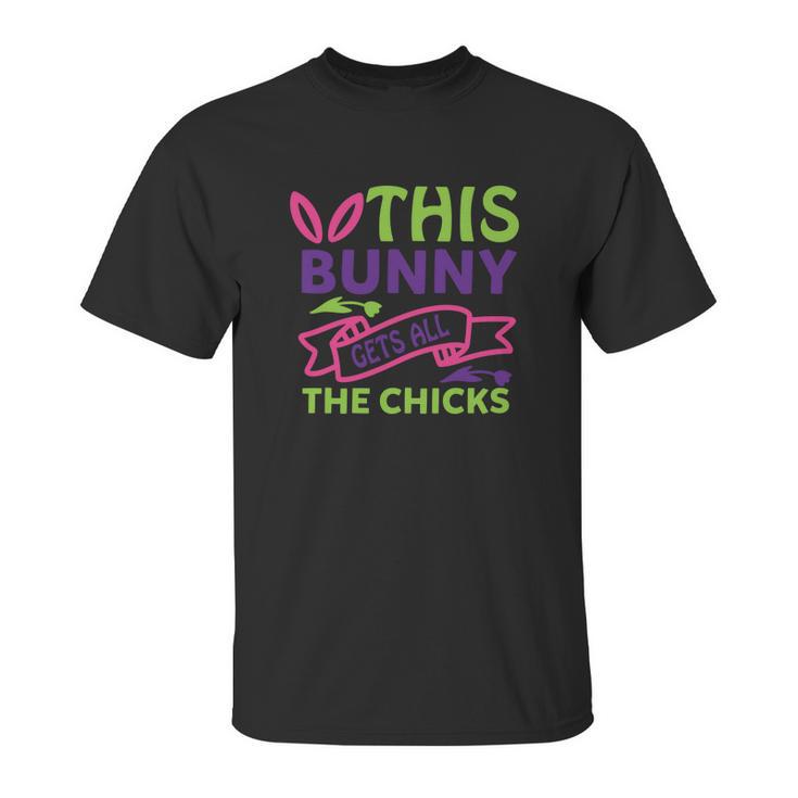 This Bunny Gets All The Chicks Simple Unisex T-Shirt