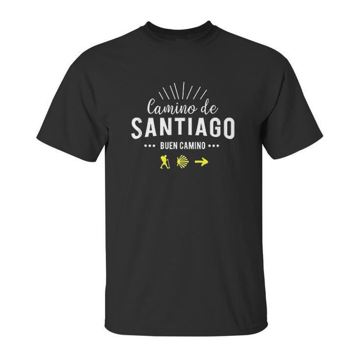 Camino De Santiago Compostela Hikers Pilgrims Spain Gift Unisex T-Shirt