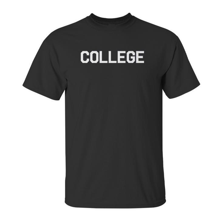 College Funny Animal House University Unisex T-Shirt