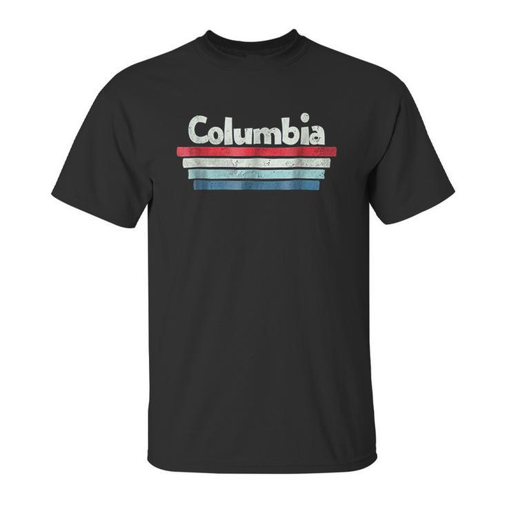 Columbia  Retro Design Unisex T-Shirt