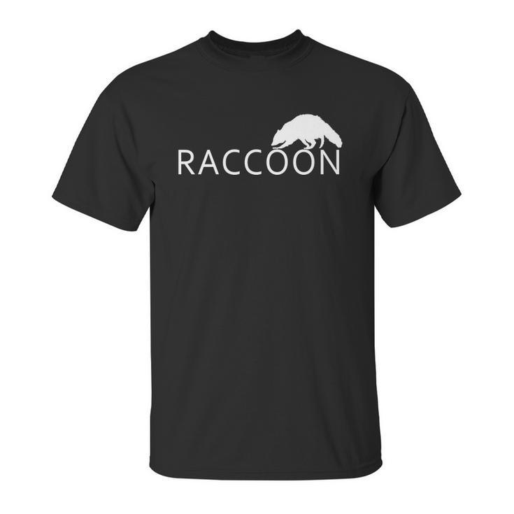 Cute Raccoon Logo Unisex T-Shirt