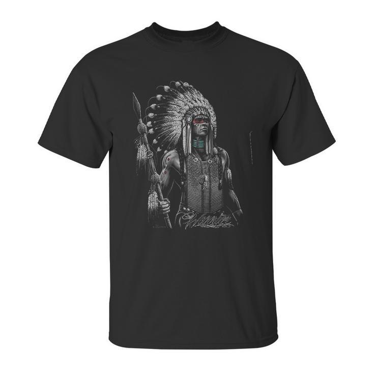 David Gonzales Mens Native American Indian Warrior Unisex T-Shirt