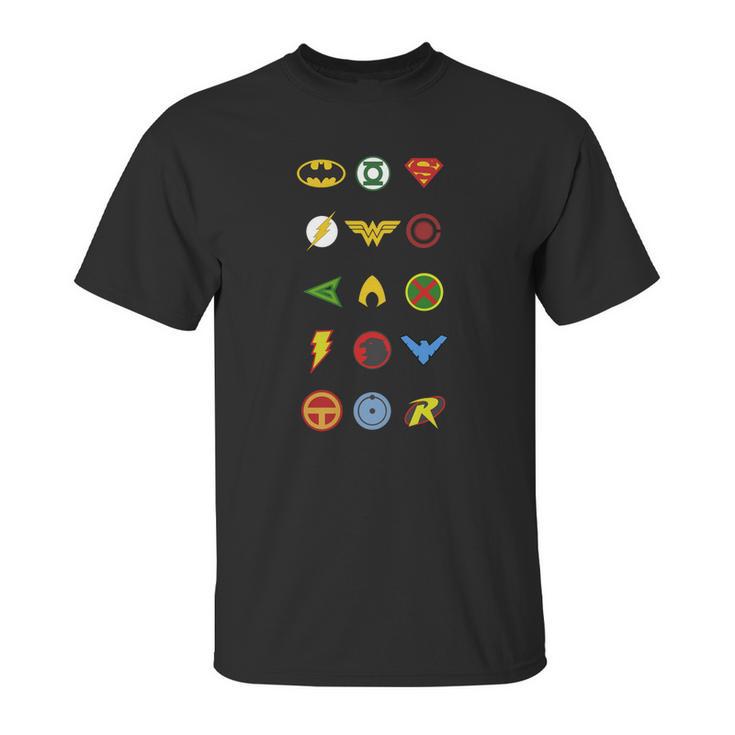 Dc Superheroes T-Shirt Unisex T-Shirt