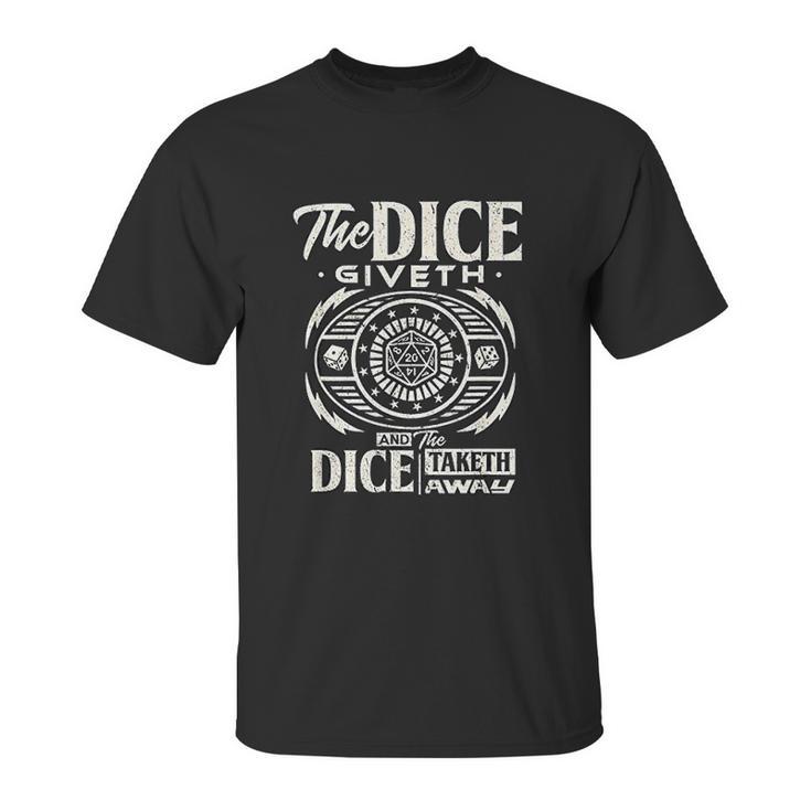 Dice Game Board Game Master Role Play Unisex T-Shirt