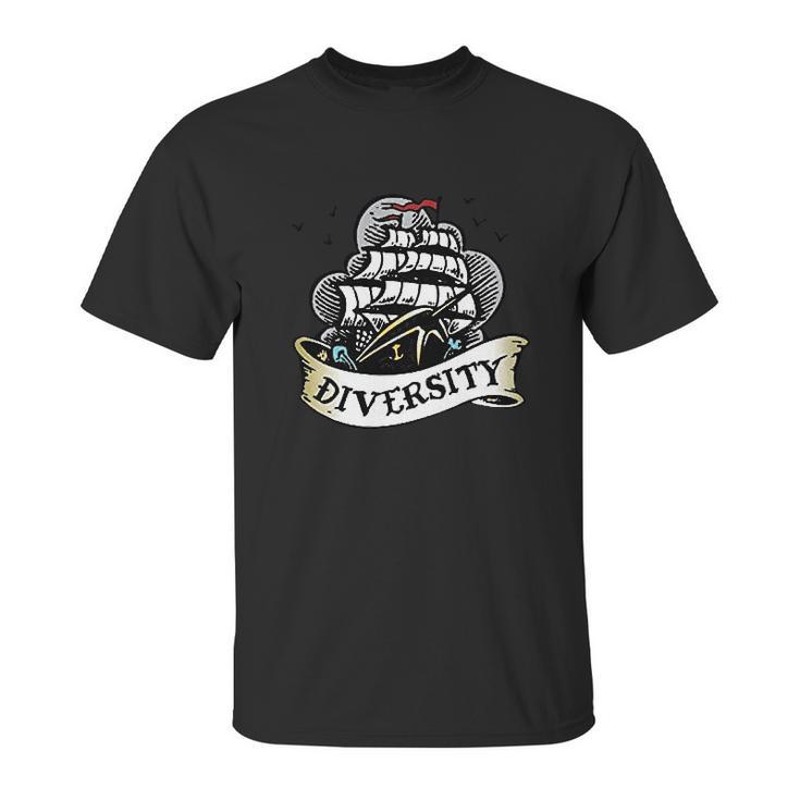 Diversity Anchorman Ship Unisex T-Shirt