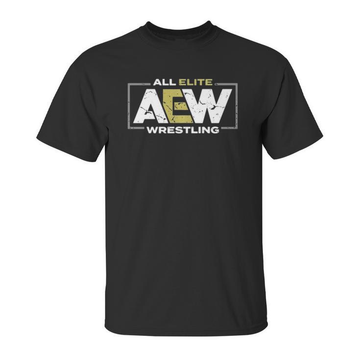 All Elite Aew Wrestling Aew Logo T Shirt Unisex T-Shirt