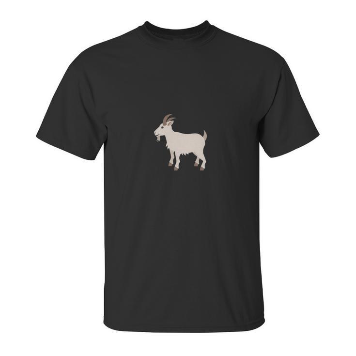 Emoji T-Shirt Goat Emoticon Farm Animal Unisex T-Shirt