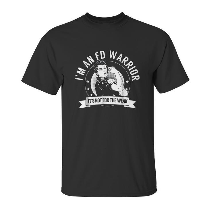 Fd Warrior Nftw  Fibrous Dysplasia Awareness Unisex T-Shirt