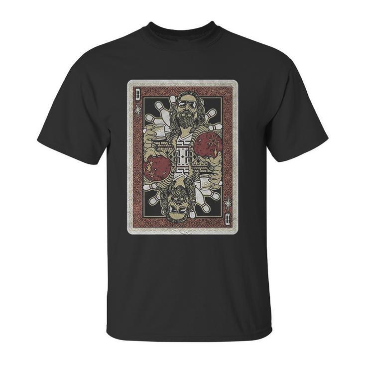 Fifth Sun The Big Lebowski Dude Playing Card Unisex T-Shirt