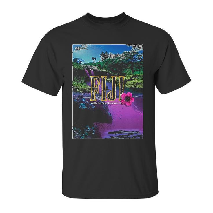 Fiji Artesian Aesthaetic On Promethazine Xanax Vaporwave Synthwave Water Unisex T-Shirt